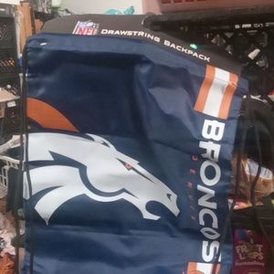 Nfl denver broncos drawstring backpack